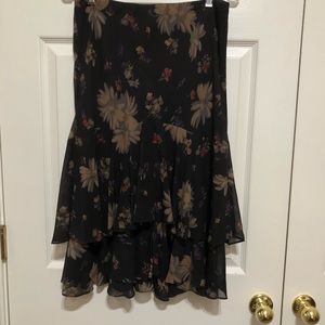 American Living Tiered Floral Skirt